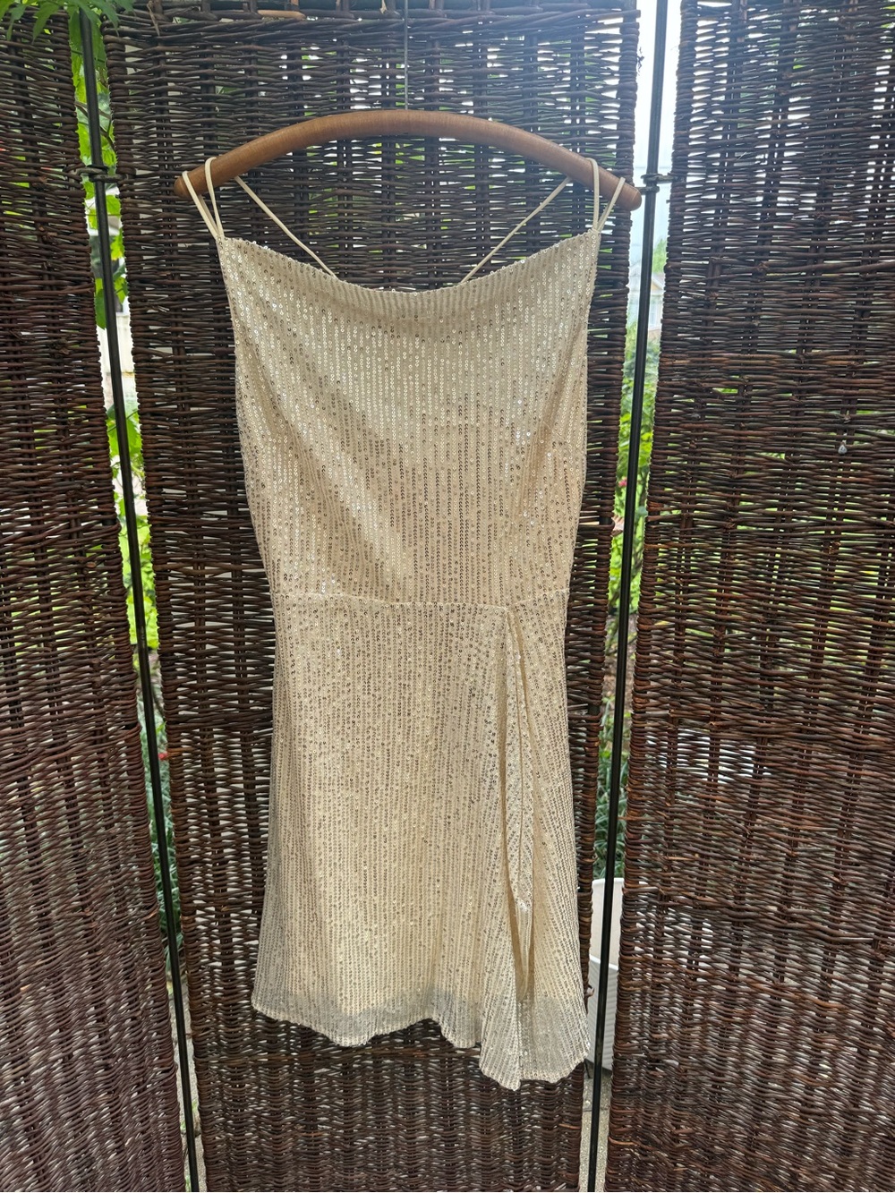 143 Story by Lineup - Disco Queen NYE Dress in Gold - Size Medium